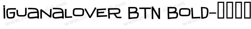 IguanaLover BTN Bold字体转换